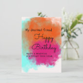 Cartes d'anniversaire pour enfants avec licorne (Debout devant)