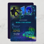 Cartes d'anniversaire pour garçons de 10 ans (Devant / Derrière)