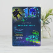 Cartes d'anniversaire pour garçons de 10 ans (Debout devant)