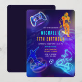 Cartes d'anniversaire pour garçons de 11 ans (Devant / Derrière)