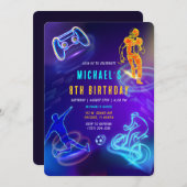 Cartes d'anniversaire pour Garçons de 8 ans (Devant / Derrière)