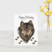 Cartes d'anniversaire pour les animaux (Fleur jaune)