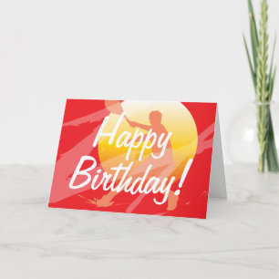 Cartes d'anniversaire pour les joueurs de tennis