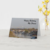Cartes d'anniversaire pour un ami (Fleur jaune)