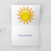 Cartes d'anniversaire Rainbow personnalisées pour  (Intérieur)
