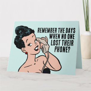 CARTES D'ANNIVERSAIRE ROTARY POUR FEMME RETRO