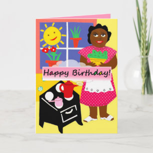 Cartes d'anniversaire saines carte de voeux