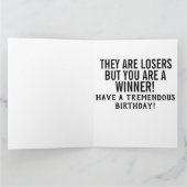 CARTES D'ANNIVERSAIRE TRUMP FUNNY (Intérieur)