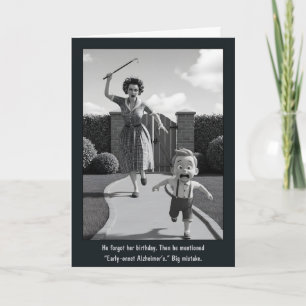 Cartes d'anniversaire vintage avec citations drôle