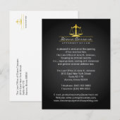 Cartes d'annonce de cabinet d'avocats (Devant / Derrière)