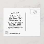 Cartes d'annonce de déménagement (Dos)