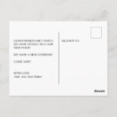 Cartes d'annonce de déménagement de l'État de Géor (Dos)