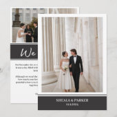 Cartes d'annonce de fuite (Devant / Derrière)