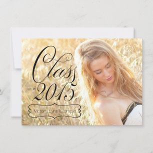 Cartes d'annonce de la remise de diplômes des fill