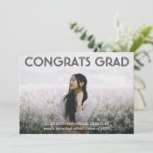 Cartes d'annonce de photo de remise de diplôme mod (Debout devant)