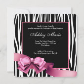 Cartes d'annonce de remise de diplôme avec photo Z (Dos)