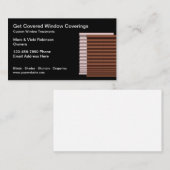 Cartes d'appel du thème Fenêtre Aveugles" (Devant / Derrière)