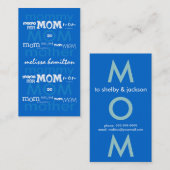 Cartes d'appel maman tendance (Devant / Derrière)