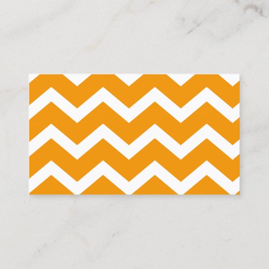 Cartes d'appel Orange Chevrons (Dos)