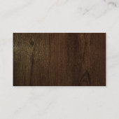 Cartes d'appel romantiques en bois (Dos)