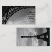 Cartes d'appel Tour Eiffel (Devant / Derrière)