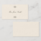 Cartes d'appel victoriennes (Devant / Derrière)