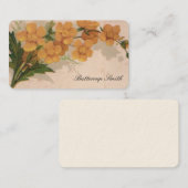 Cartes d'appel victoriennes - Boutons (Devant / Derrière)