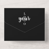 Cartes d'appréciation client du logo de l'entrepri (Verso)