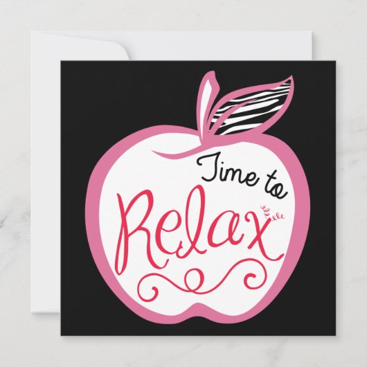 Cartes d'appréciation de l'enseignant de Zebra ABC (Devant)