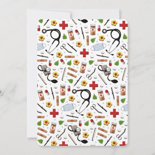 Cartes d'appréciation pour infirmières (Dos)