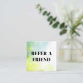 Cartes d'aquarelle de référence à un ami (Debout devant)