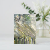 Cartes d'art Abstrait urbain vert (Debout devant)