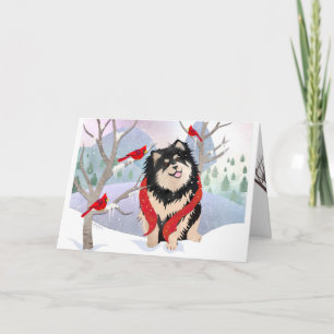 CARTES d'art COMFORT & JOY Finlandais Lapphund