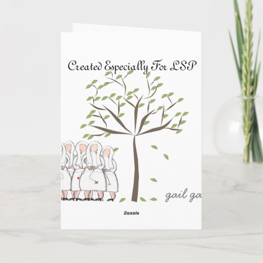 Cartes d'art de Sœur Jeanne Jugan - Intérieur vier (Dos)