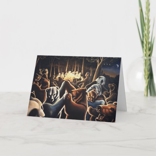 Cartes d'art vierges pour les ours de danse (Devant)