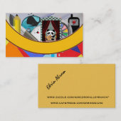 Cartes d'artiste (Devant / Derrière)