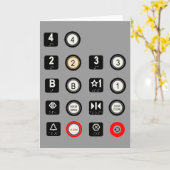 Cartes d'ascenseur (Fleur jaune)