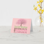 Cartes d'assistant social (Fleur jaune)