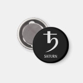 Cartes d'astrologie : La planète Saturn Magnet (Recto/Verso)