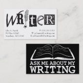 Cartes d'auteur (Devant / Derrière)