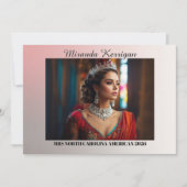 Cartes d'autographe de concours de beauté Rose Gla (Devant)