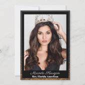Cartes d'autographe de spectacle Midnight Bronze (Devant)