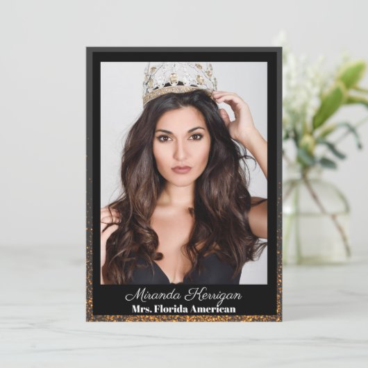 Cartes d'autographe de spectacle Midnight Bronze (Debout devant)