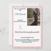 Cartes d'autographe de spectacle Pastel Glitter (Dos)