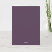 Cartes d'aviron roses pour filles (Dos)