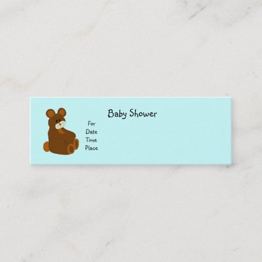 Cartes de Baby Shower (Devant)