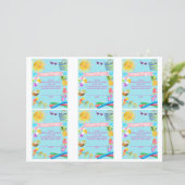 Cartes de baby shower de baby shower de  (Debout devant)