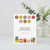 Cartes de Baby shower Merci (Debout devant)