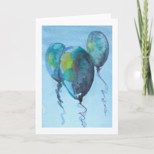 Cartes de Ballons Célébratifs (Devant)