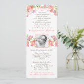 Cartes de baptême pour fille en espagnol ; Bautism (Debout devant)